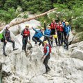 amis en randonnee aquatique Castellane Gorges du Verdon